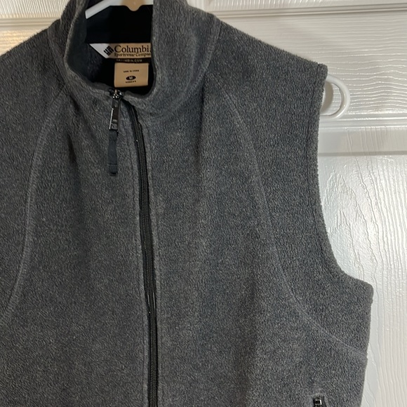 EXC Columbia Sportswear Fleece VEST Women’s M Gray - Picture 3 of 14